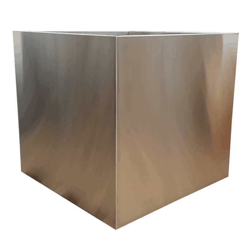 Stainless Steel Planter 95x95x95cm