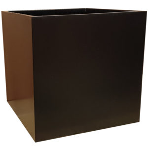Matte Black Square Fibreglass Planter Alt