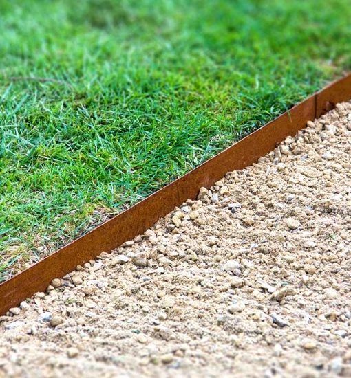 Corten Steel Folded Garden Edging by Adezz | Floraselect