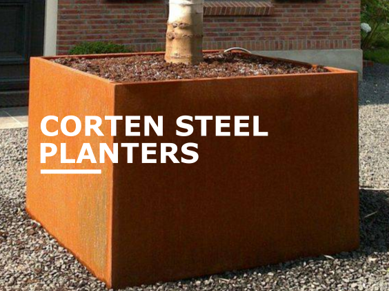 Corten Steel Planters