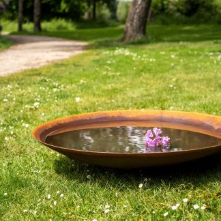 Corten Steel Water Bowl by Adezz